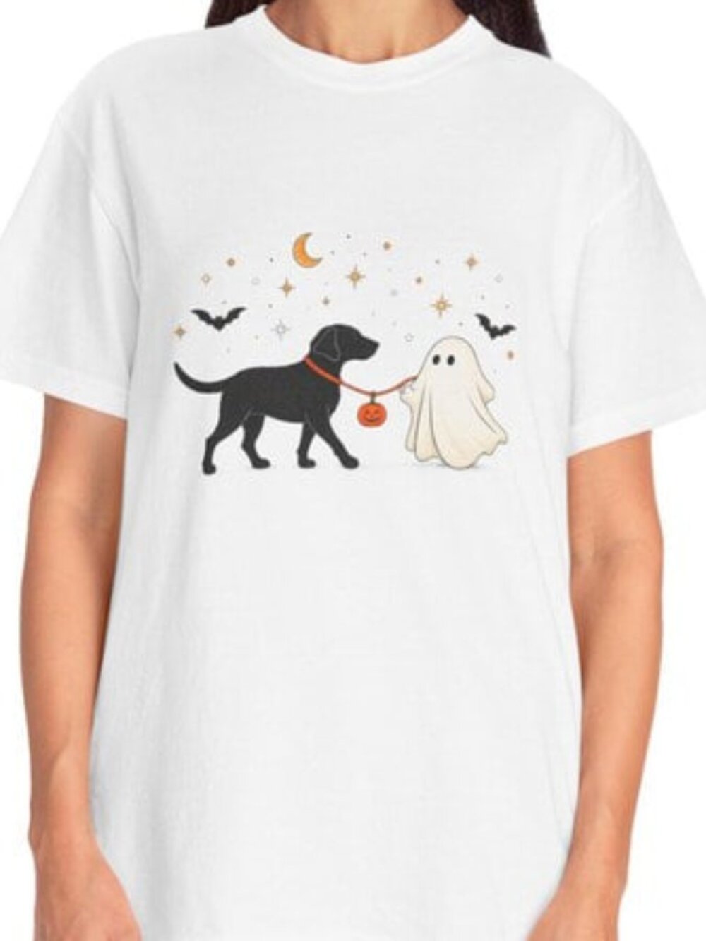 Cute Halloween Dog Shirt, Halloween Dog Tee, Funny Ghost Shirt